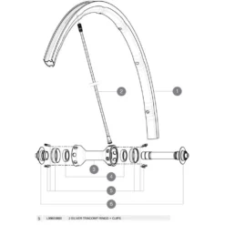 Mavic Tracomp Rings 2 Unidades Con Clips Para R-SYS -Sramano Tienda mavic tracomp rings 2 unidades con clips para r sys 2