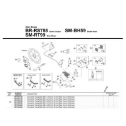 Shimano RS785 Converter Fixing Bolt